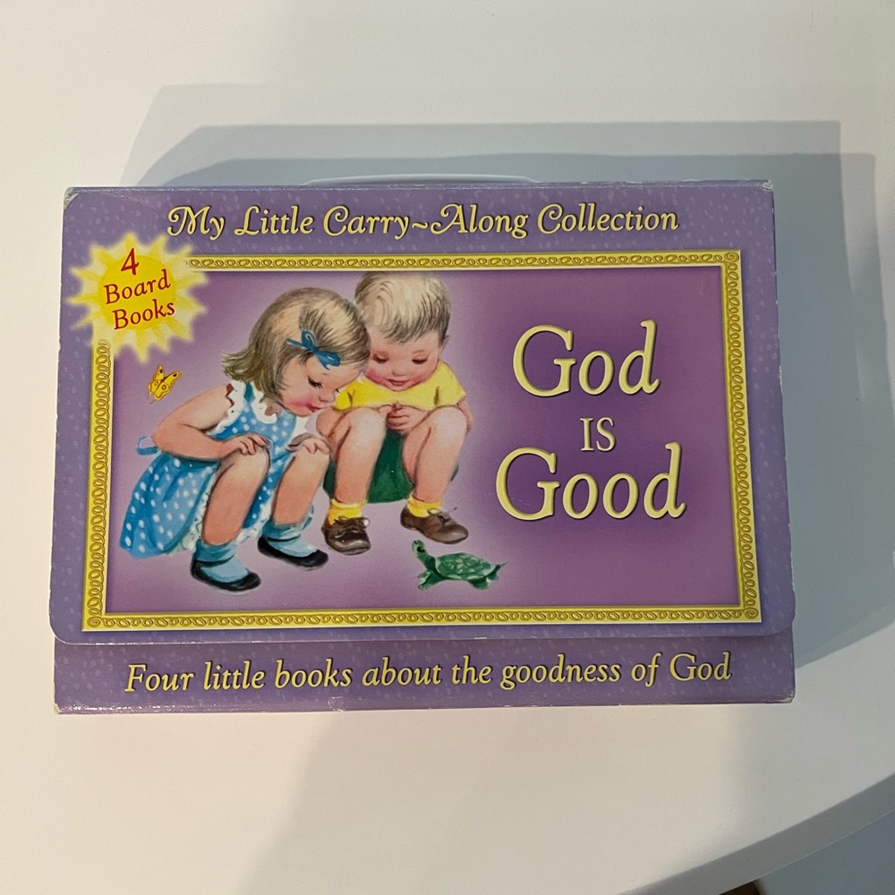 My Little Carry-Along Collection: God is Good Board Books - Purple
